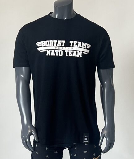 KOSZULKA "GORTAT TEAM VS NATO TEAM" CZARNA